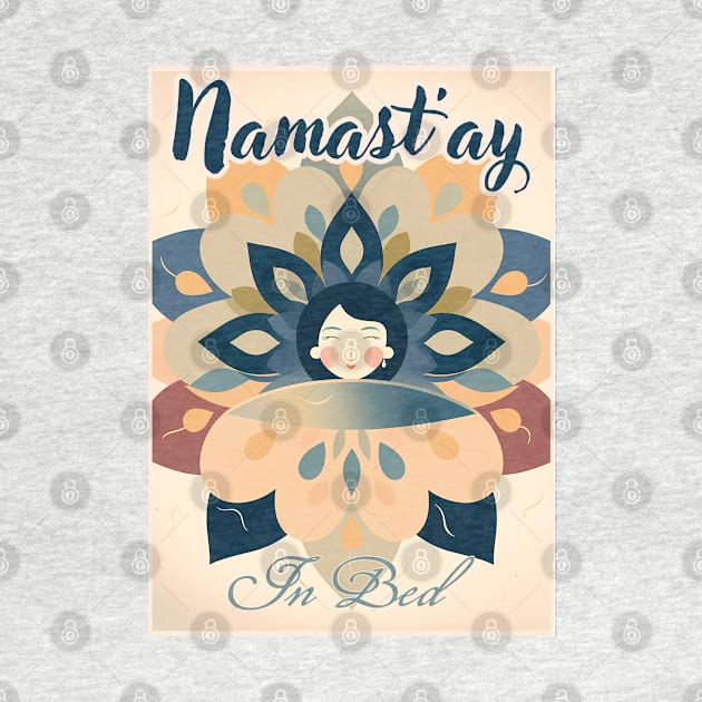 Namast'ay in bed - Mandala by Czajnikolandia